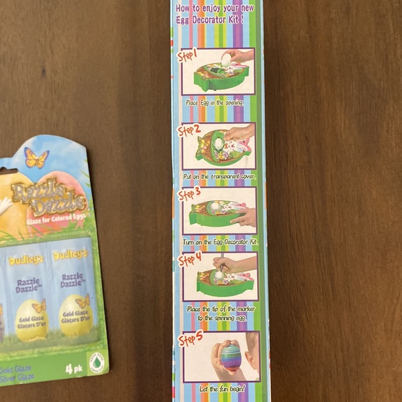 Easter Egg Decorating Kit w/ 10 Markers & Glaze Bundle (batteries not included) - Picture 3 of 5